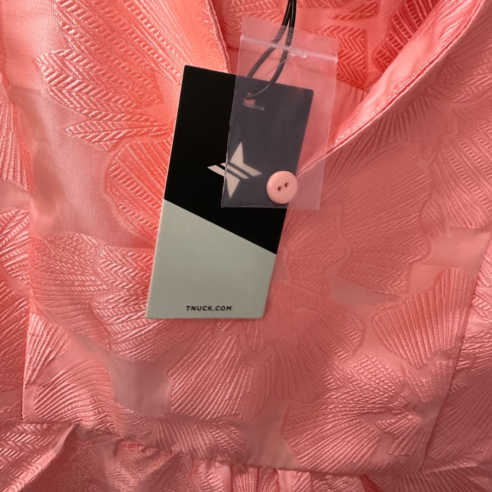 Tuckernuck Bellini Fil Coupe Palmerston Peach/Pink Dress Size Medium NWT - Picture 5 of 7